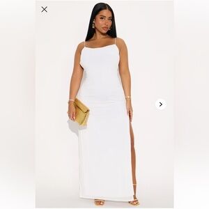 Fashion Nova Backless Maxi Dress